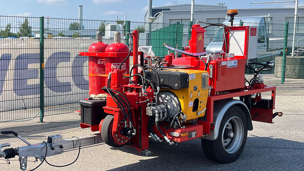 ein Kocher auf dem Hof