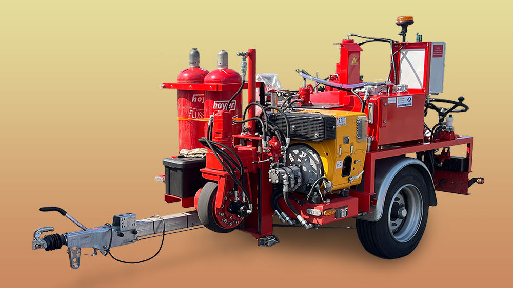 freigestellt: ein Kocher auf dem Hof